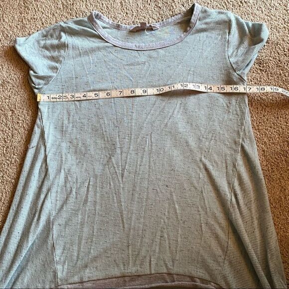 Harmony Balance, teal blue/grey pajama top - Picture 7 of 8